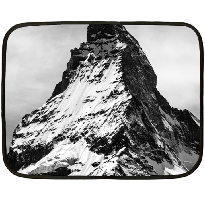 Matterhorn Switzerland Mountain Fleece Blanket (Mini)