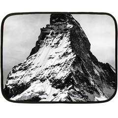 Matterhorn Switzerland Mountain Double Sided Fleece Blanket (mini)  by Nexatart