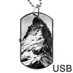 Matterhorn Switzerland Mountain Dog Tag USB Flash (Two Sides) Front