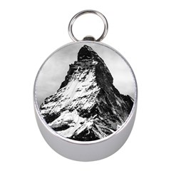 Matterhorn Switzerland Mountain Mini Silver Compasses by Nexatart