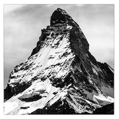 Matterhorn Switzerland Mountain Large Satin Scarf (square) by Nexatart