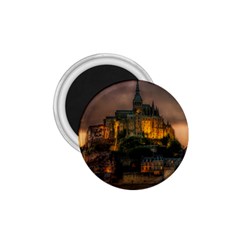 Mont St Michel Sunset Island Church 1 75  Magnets by Nexatart