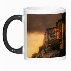 Mont St Michel Sunset Island Church Morph Mugs by Nexatart