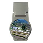 Rice Terrace Rice Fields Money Clips (Round)  Front