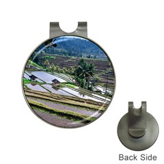 Rice Terrace Rice Fields Hat Clips With Golf Markers by Nexatart