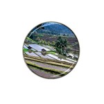 Rice Terrace Rice Fields Hat Clip Ball Marker (4 pack) Front