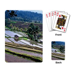 Rice Terrace Rice Fields Playing Card by Nexatart