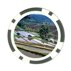 Rice Terrace Rice Fields Poker Chip Card Guard (10 Pack) by Nexatart