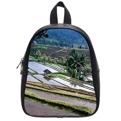 Rice Terrace Rice Fields School Bag (small) by Nexatart