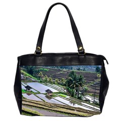 Rice Terrace Rice Fields Office Handbags (2 Sides)  by Nexatart