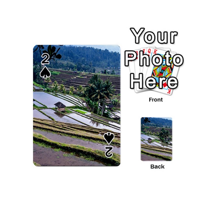 Rice Terrace Rice Fields Playing Cards 54 (Mini) 