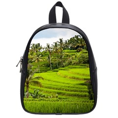 Rice Terrace Terraces School Bag (small) by Nexatart