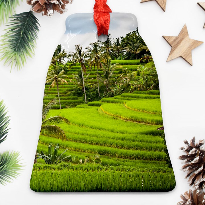 Rice Terrace Terraces Ornament (Bell)