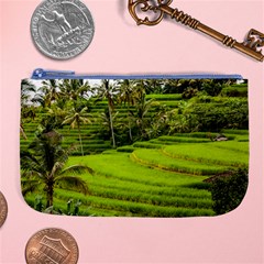 Rice Terrace Terraces Large Coin Purse by Nexatart