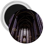 Sainte Chapelle Paris Stained Glass 3  Magnets Front