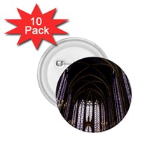 Sainte Chapelle Paris Stained Glass 1 75  Buttons (10 Pack) by Nexatart