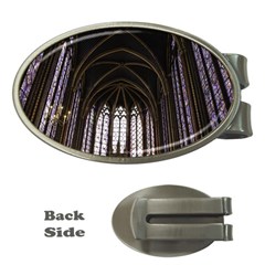 Sainte Chapelle Paris Stained Glass Money Clips (oval)  by Nexatart