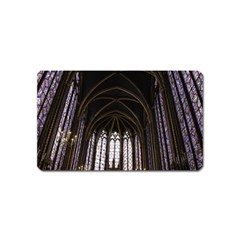 Sainte Chapelle Paris Stained Glass Magnet (name Card) by Nexatart