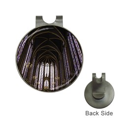 Sainte Chapelle Paris Stained Glass Hat Clips With Golf Markers by Nexatart