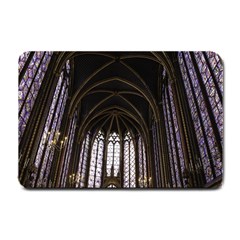 Sainte Chapelle Paris Stained Glass Small Doormat  by Nexatart