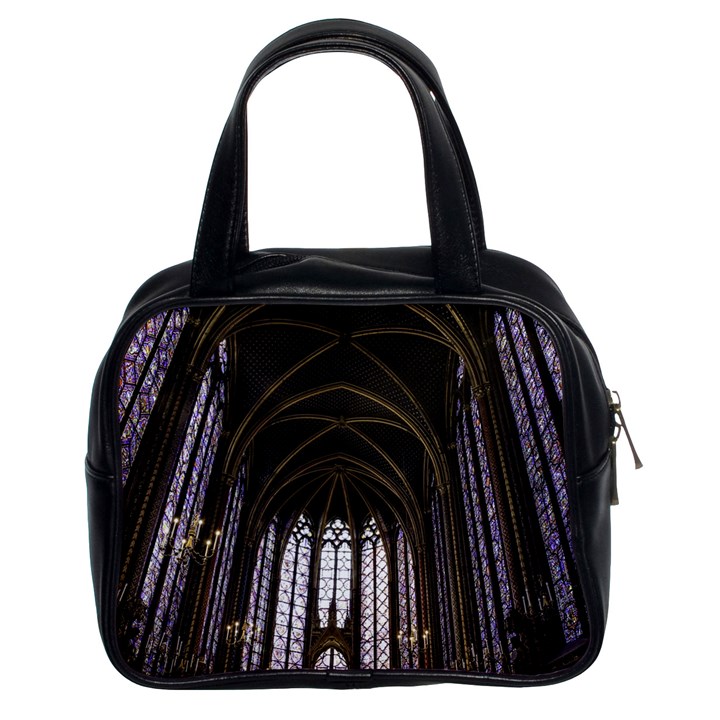 Sainte Chapelle Paris Stained Glass Classic Handbags (2 Sides)