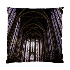 Sainte Chapelle Paris Stained Glass Standard Cushion Case (one Side) by Nexatart