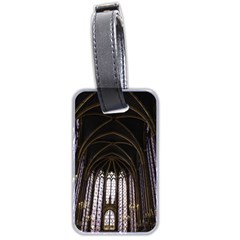 Sainte Chapelle Paris Stained Glass Luggage Tags (two Sides) by Nexatart