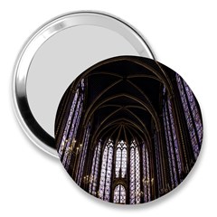 Sainte Chapelle Paris Stained Glass 3  Handbag Mirrors by Nexatart