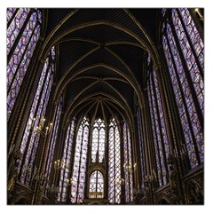 Sainte Chapelle Paris Stained Glass Large Satin Scarf (square) by Nexatart