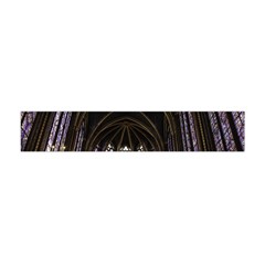 Sainte Chapelle Paris Stained Glass Flano Scarf (mini) by Nexatart