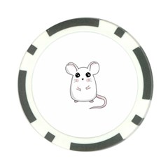 Cute Mouse Poker Chip Card Guard (10 Pack) by Valentinaart