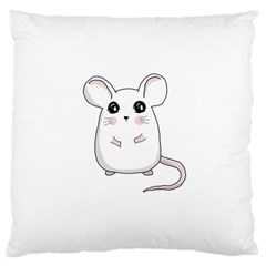 Cute Mouse Large Cushion Case (one Side) by Valentinaart