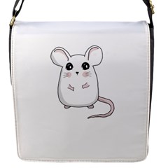 Cute Mouse Flap Messenger Bag (s) by Valentinaart