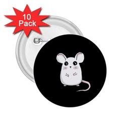 Cute Mouse 2.25  Buttons (10 pack) 