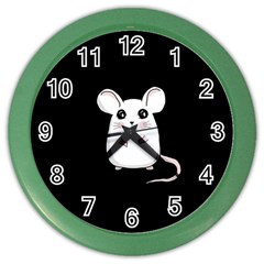 Cute Mouse Color Wall Clocks