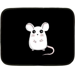 Cute Mouse Double Sided Fleece Blanket (Mini) 