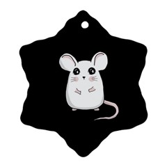 Cute Mouse Ornament (Snowflake)