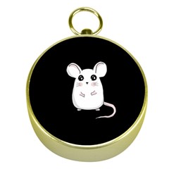 Cute Mouse Gold Compasses