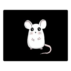 Cute Mouse Double Sided Flano Blanket (Large) 