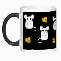 Cute Mouse Pattern Morph Mugs by Valentinaart