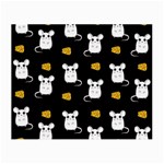 Cute Mouse Pattern Small Glasses Cloth Front