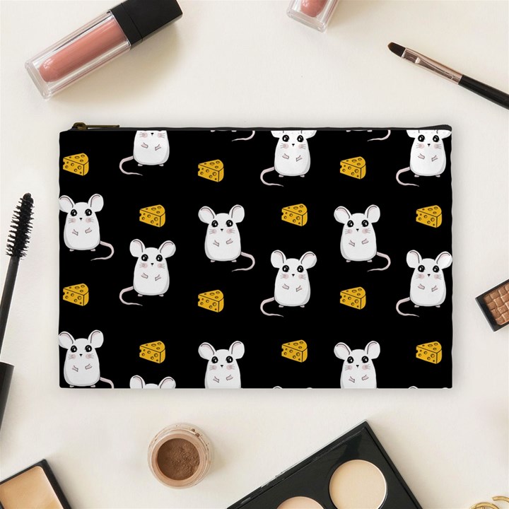 Cute Mouse Pattern Cosmetic Bag (Large) 