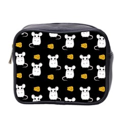 Cute Mouse Pattern Mini Toiletries Bag 2-side by Valentinaart