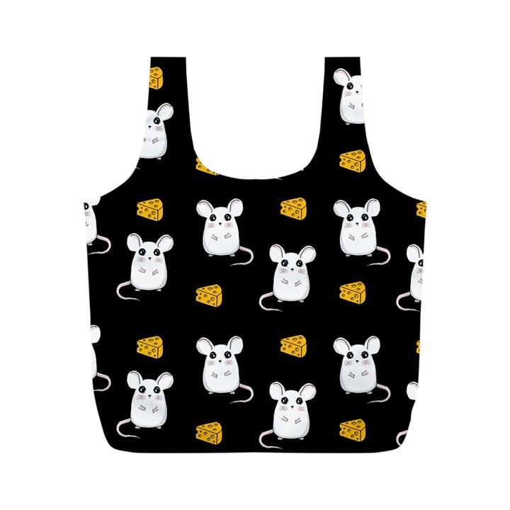 Cute Mouse Pattern Full Print Recycle Bags (M) 