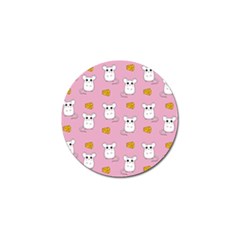 Cute Mouse Pattern Golf Ball Marker by Valentinaart