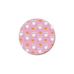 Cute Mouse Pattern Golf Ball Marker Front