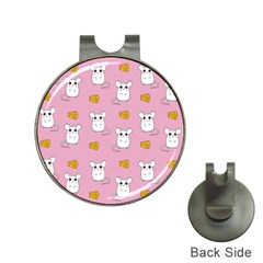 Cute Mouse Pattern Hat Clips With Golf Markers by Valentinaart