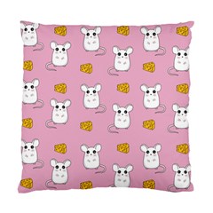 Cute Mouse Pattern Standard Cushion Case (one Side) by Valentinaart