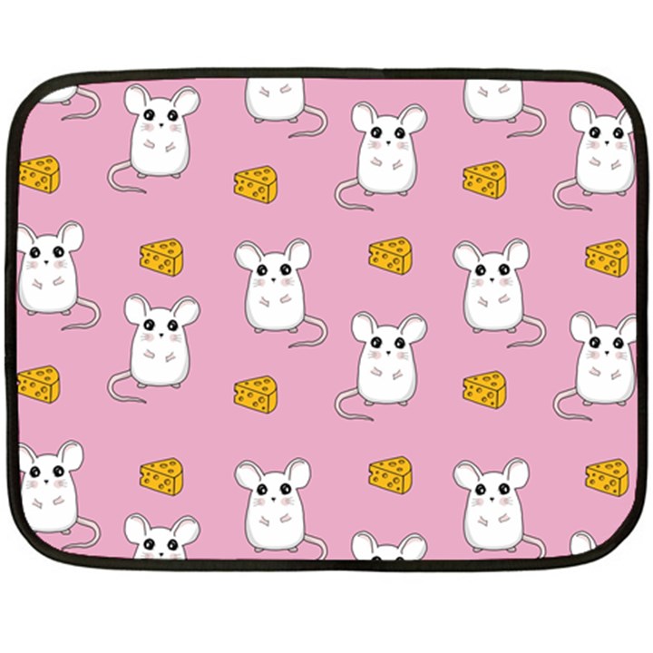 Cute Mouse Pattern Fleece Blanket (Mini)