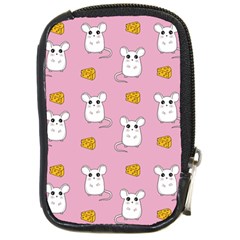 Cute Mouse Pattern Compact Camera Cases by Valentinaart